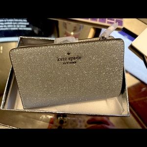 Kate Spade boxed medium compact bifold wallet